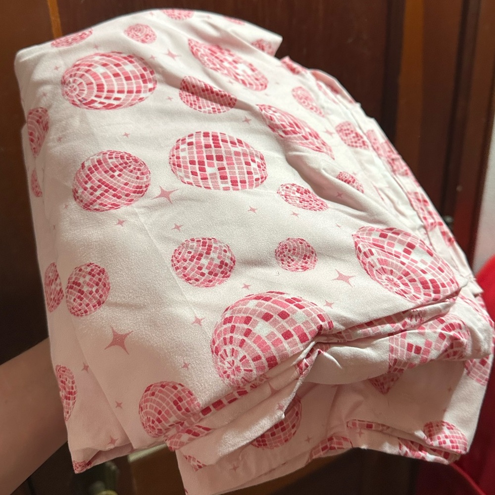 ✨pink disco ball sheets✨